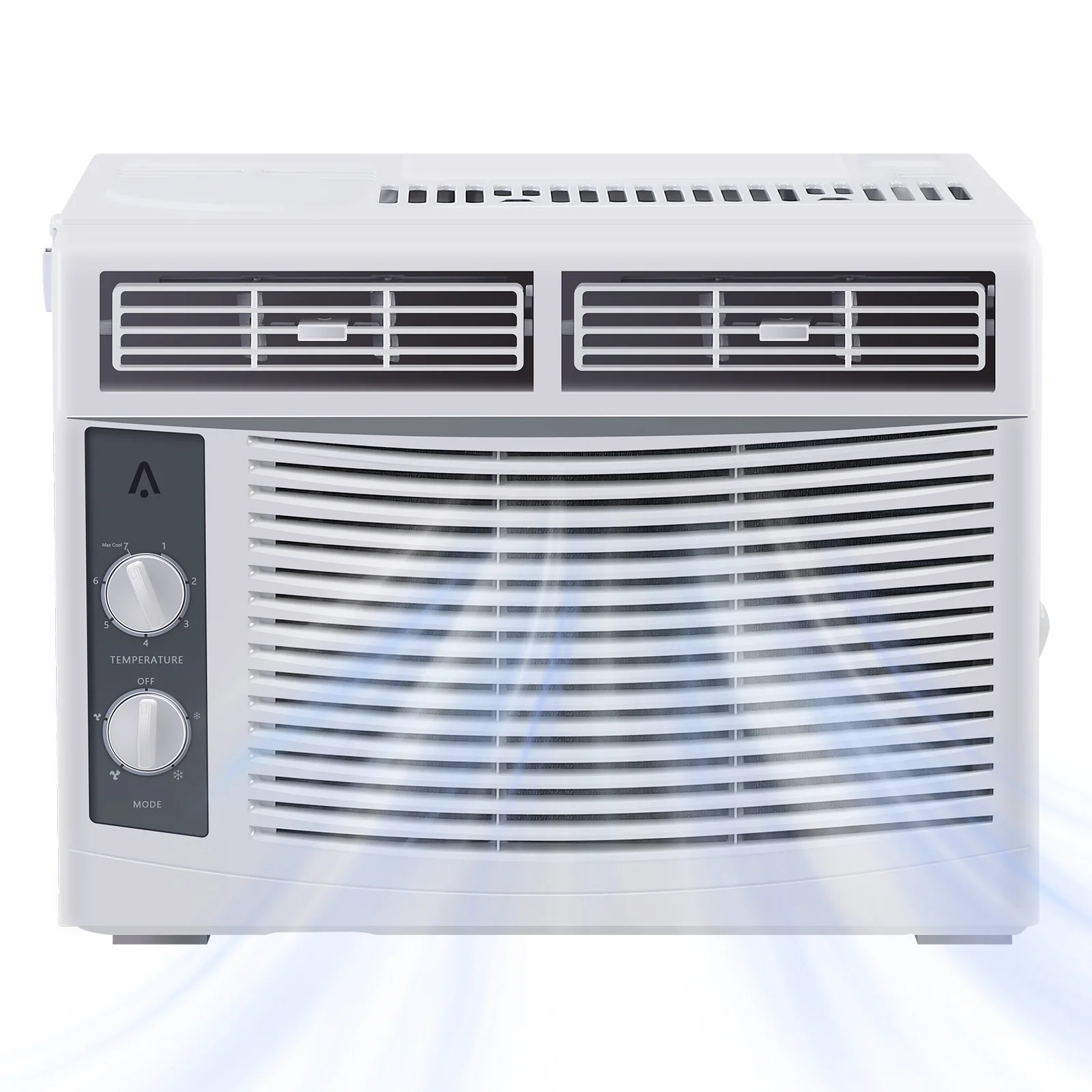 Danolapsi 5000 BTU Window Air Conditioner, Window AC Unit with Easy - to - Use Mechanical Controls and Reusable Filter, Efficient Cooling for Smaller Areas, Cool up to 150 Sq.ft, 110 - 115V